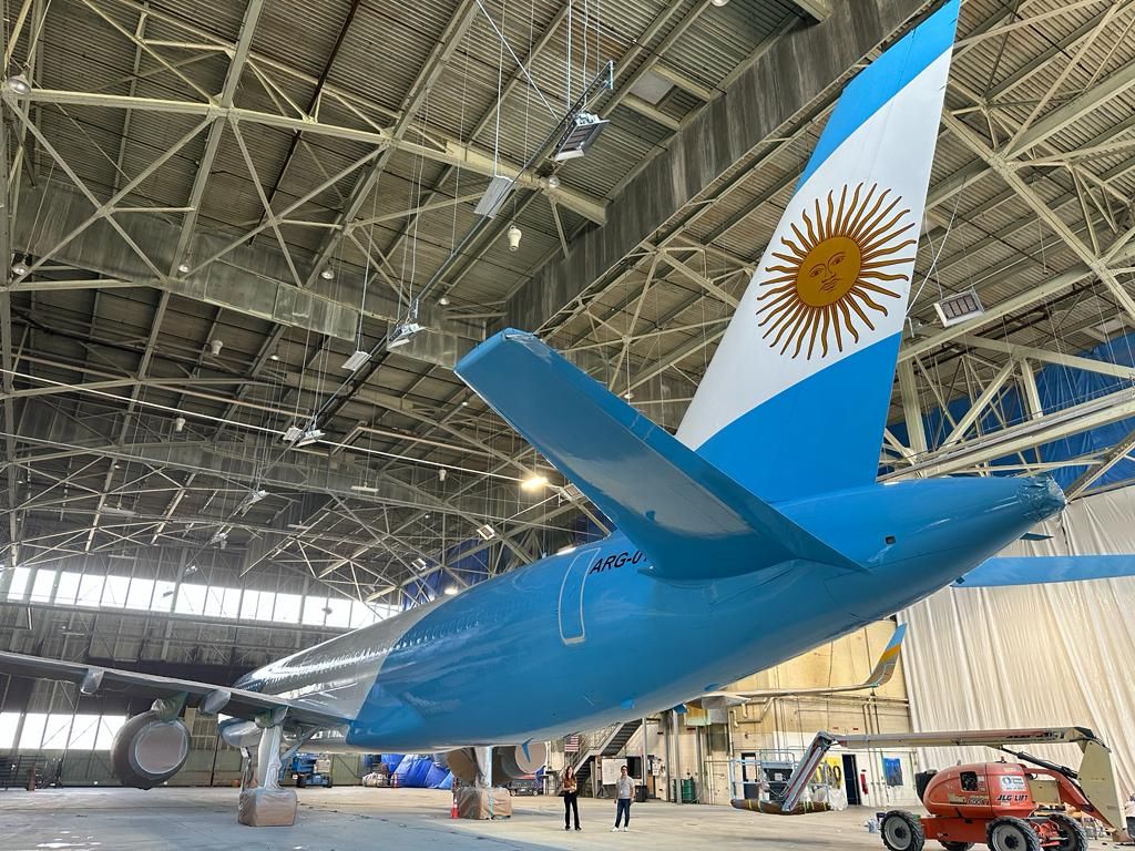 El nuevo avión presidencial llegará a Buenos Aires en los próximos días.
