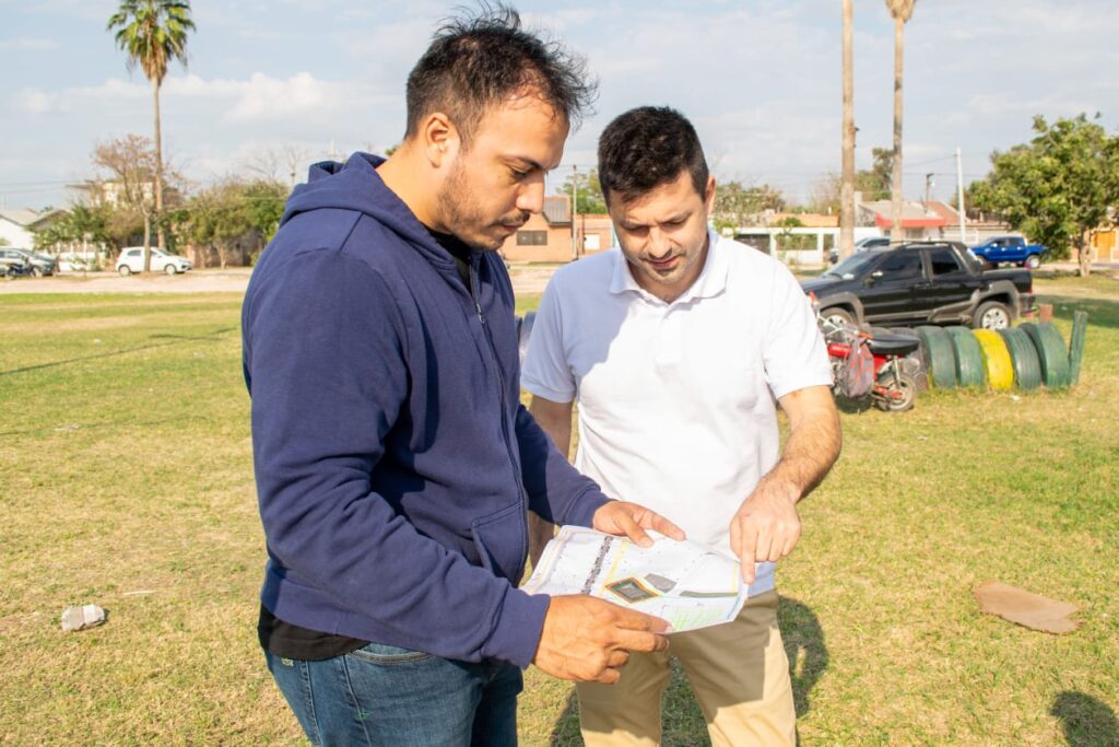 El Municipio de Sáenz Peña ha iniciado la creación de un nuevo espacio recreativo en el barrio Mitre.