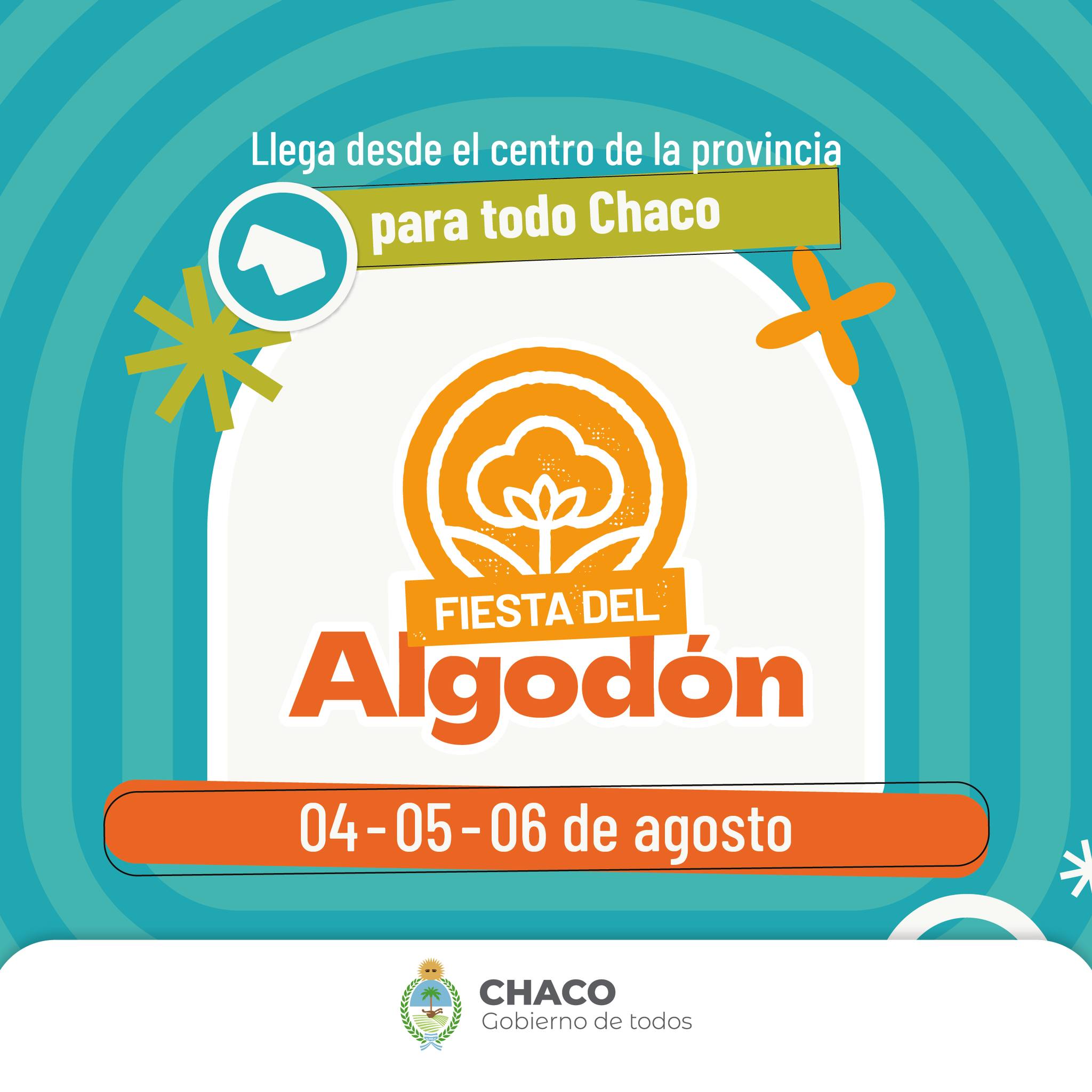 Con diversas actividades respaldadas por el Gobierno provincial, regresa la Fiesta del Algodón en Sáenz Peña.