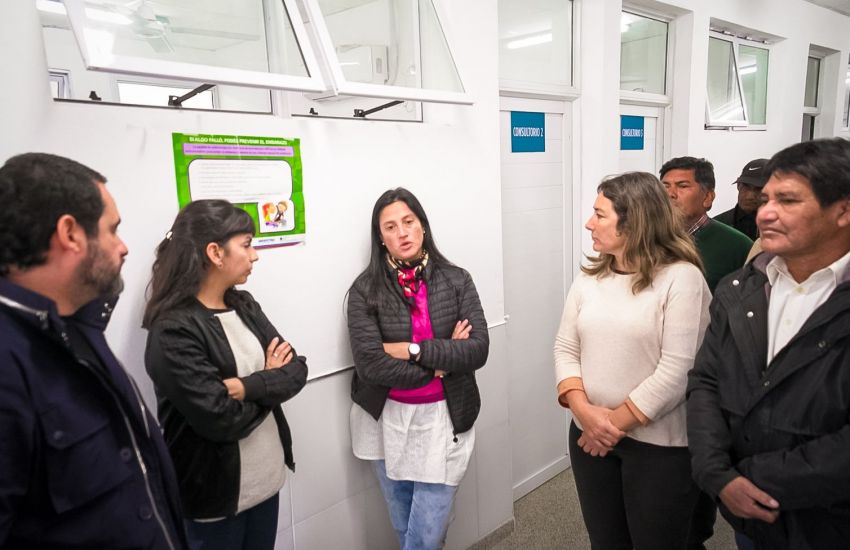 Rach Quiroga dio la bienvenida al grupo de profesionales de la salud que llevó a cabo una nueva misión médica en El Espinillo.