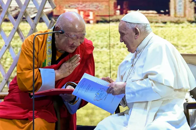 El papa Francisco elogió la antigua sabiduría nómada de los mongoles durante su visita a Mongolia