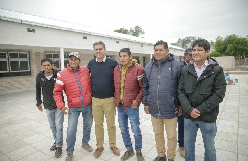 El Espinillo: Capitanich expresó su satisfacción al decir que han marcado un hito en el desarrollo de la localidad.