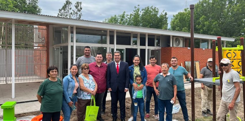 El gobernador Jorge Capitanich participó en la conmemoración del primer aniversario del Escuadrón 51 de Gendarmería Nacional en Fontana.