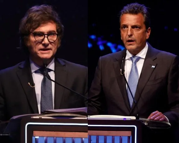 Massa tiene una leve ventaja sobre Milei en términos de percepción pública.