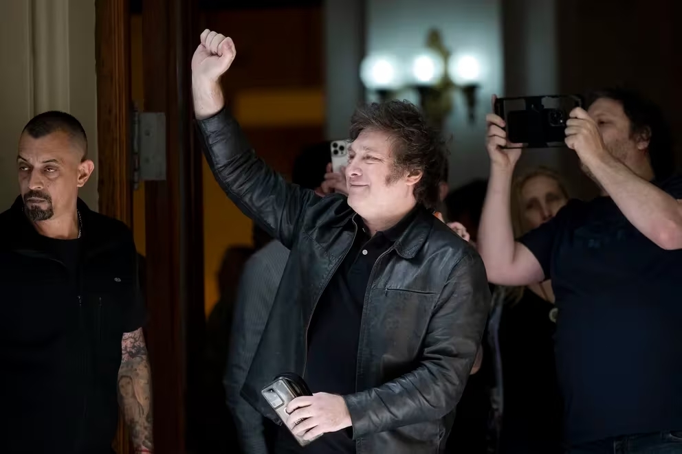 El traspaso de mando de Javier Milei como el nuevo presidente de Argentina