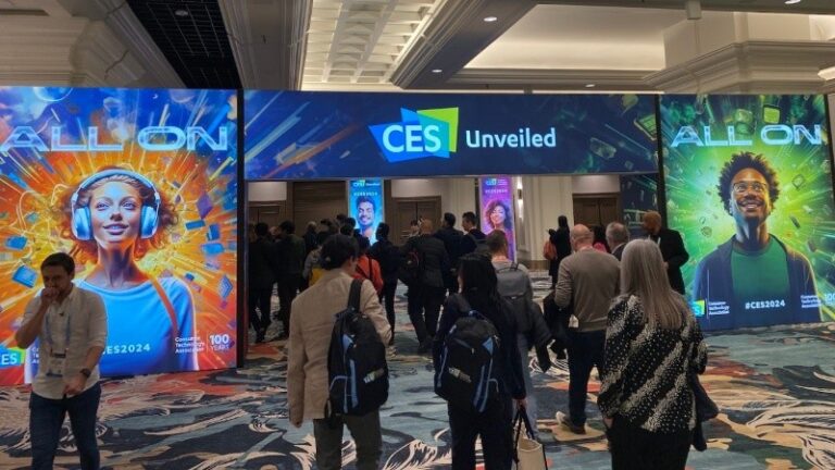 Inicia la esperada CES 2024, la feria de tecnología líder a nivel mundial, en Las Vegas