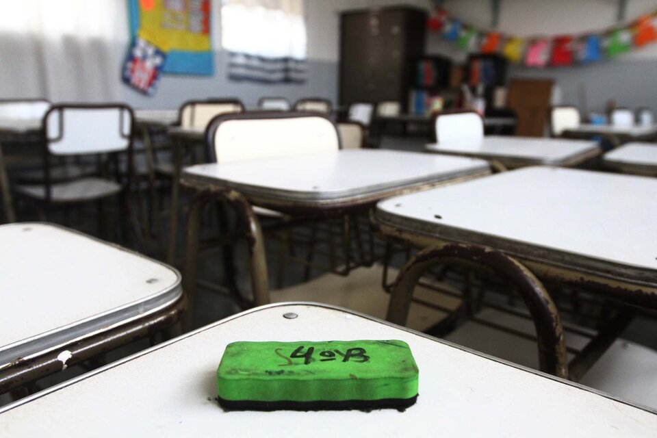 Los docentes se movilizan en rechazo a las medidas de ajuste del gobierno de Milei