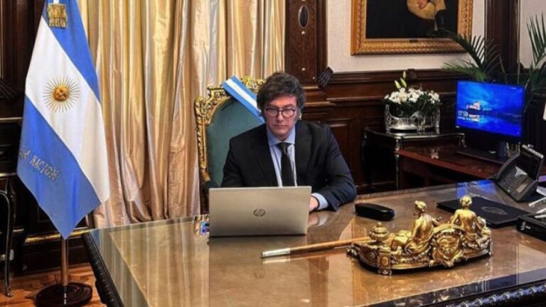 Milei apuntó a “la herencia de la casta” 57,4% de pobres
