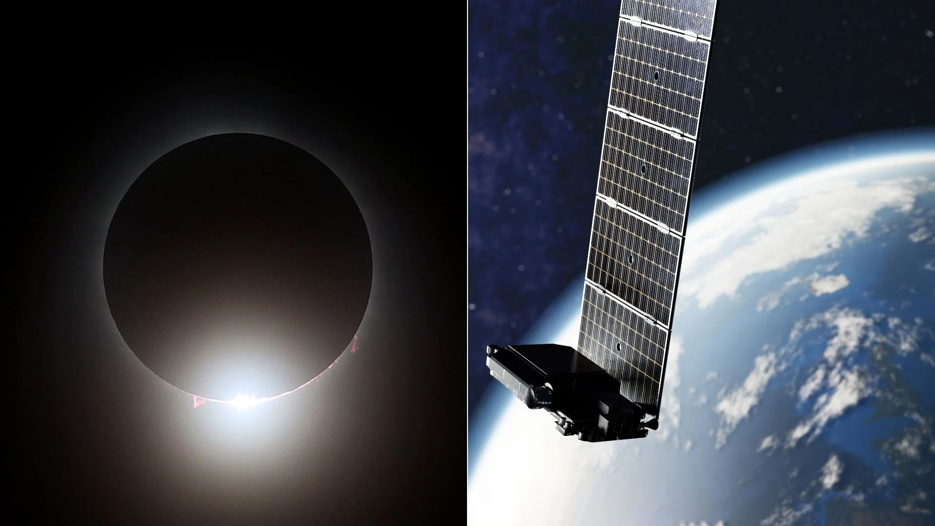 Elon Musk ha compartido un destacado video del eclipse solar capturado por un satélite Starlink.