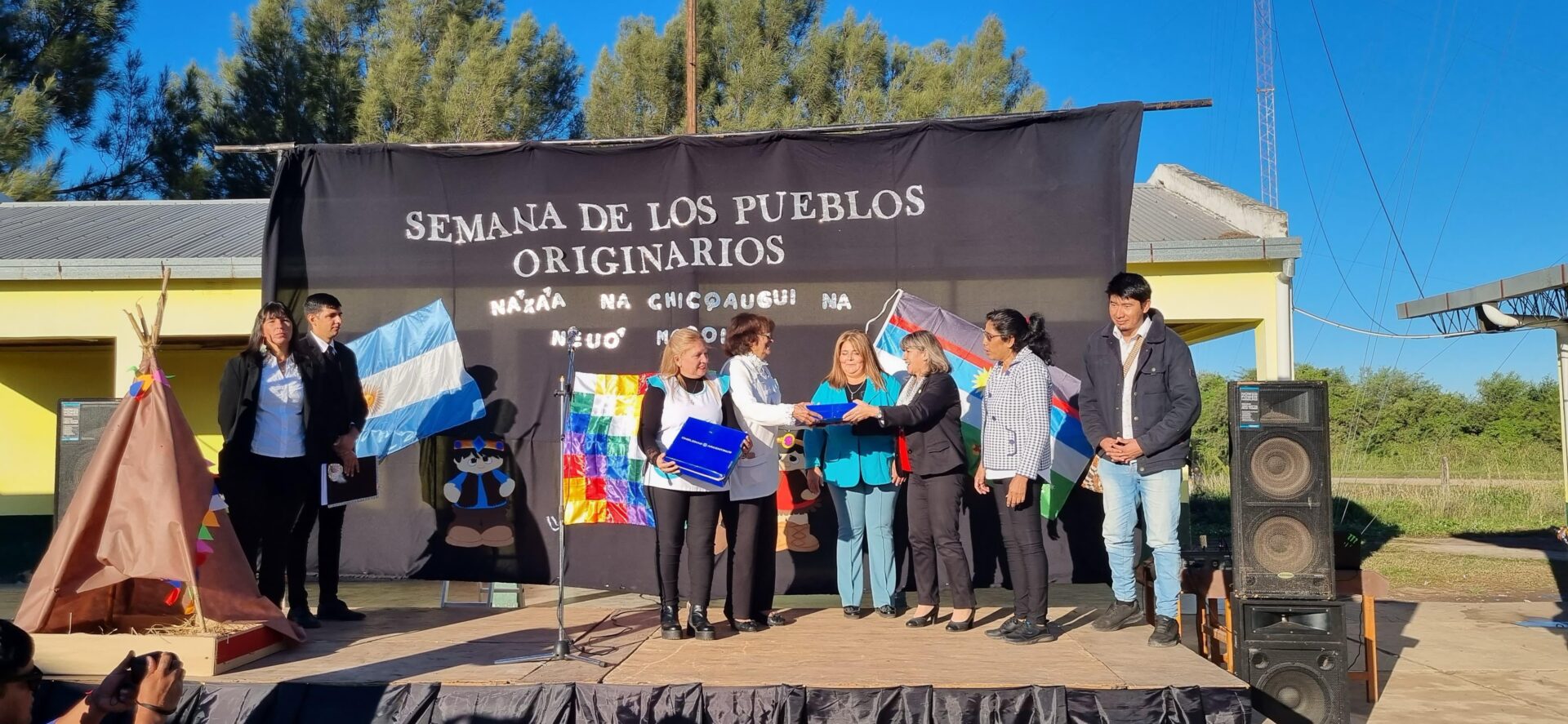 La Semana de los Pueblos Originarios fue marcada por un evento en la Escuela 418 de Villa Ángela