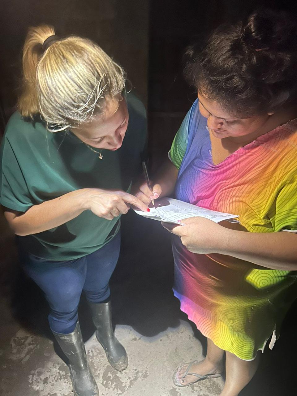 El Ministerio de Desarrollo Humano sigue asistiendo a los residentes afectados por las lluvias.