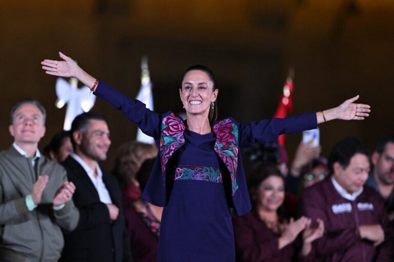 Claudia Sheinbaum se ha convertido en la primera mujer en presidir los Estados Unidos Mexicanos