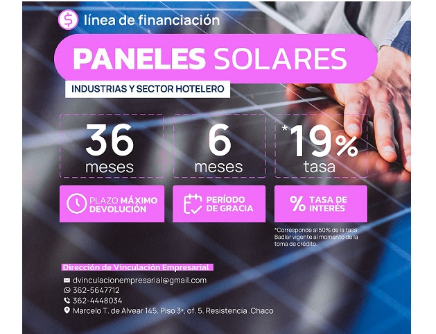 El Gobierno Provincial Impulsa la Línea “Chaco + Industria” para Energías Limpias en Sectores Industrial y Hotelero