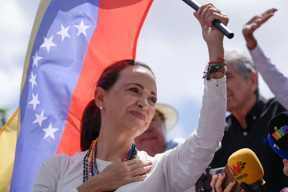 María Corina Machado: “La libertad de Venezuela es una causa mundial” tras Protesta masiva contra el fraude chavista
