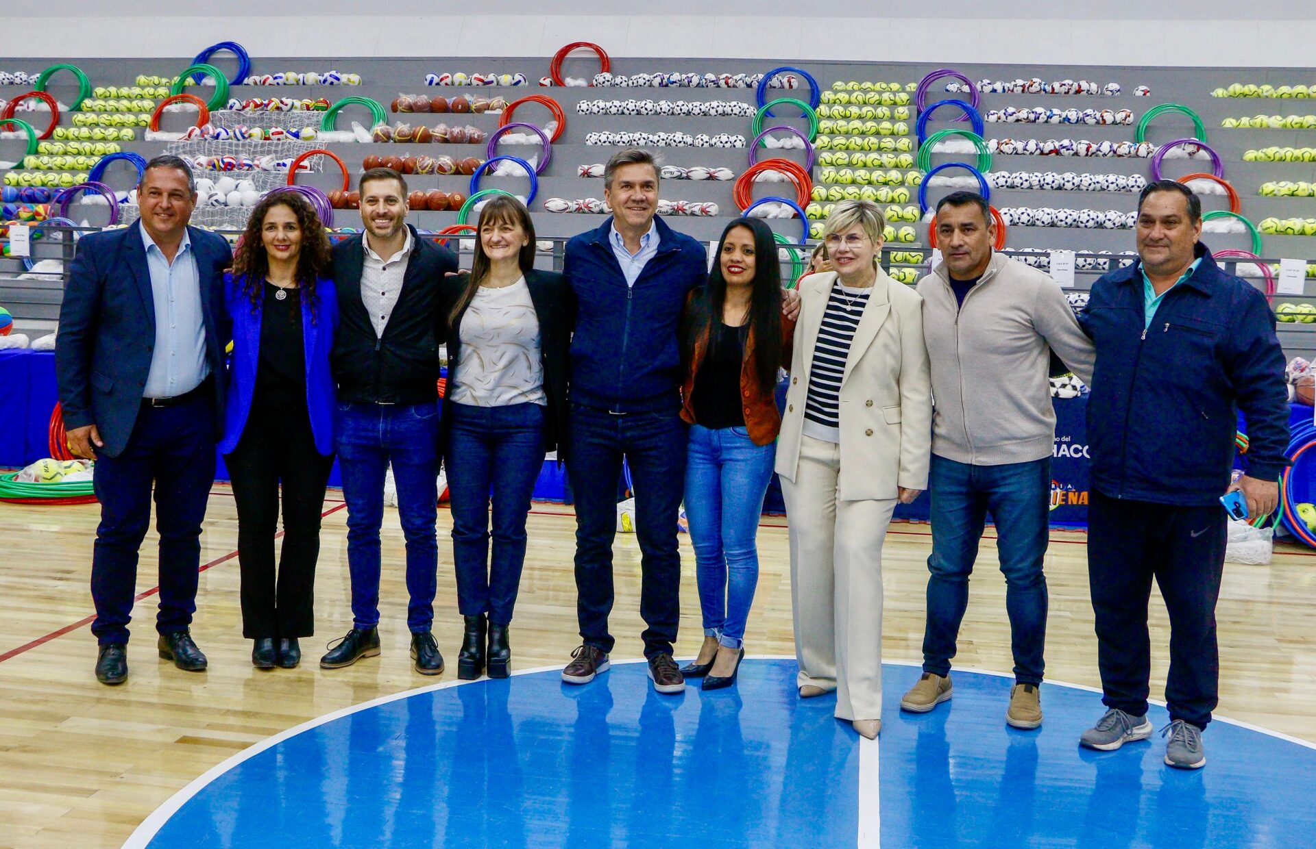 El Gobernador Zdero Entrega Equipos Deportivos a los Centros de Educación Física del Chaco