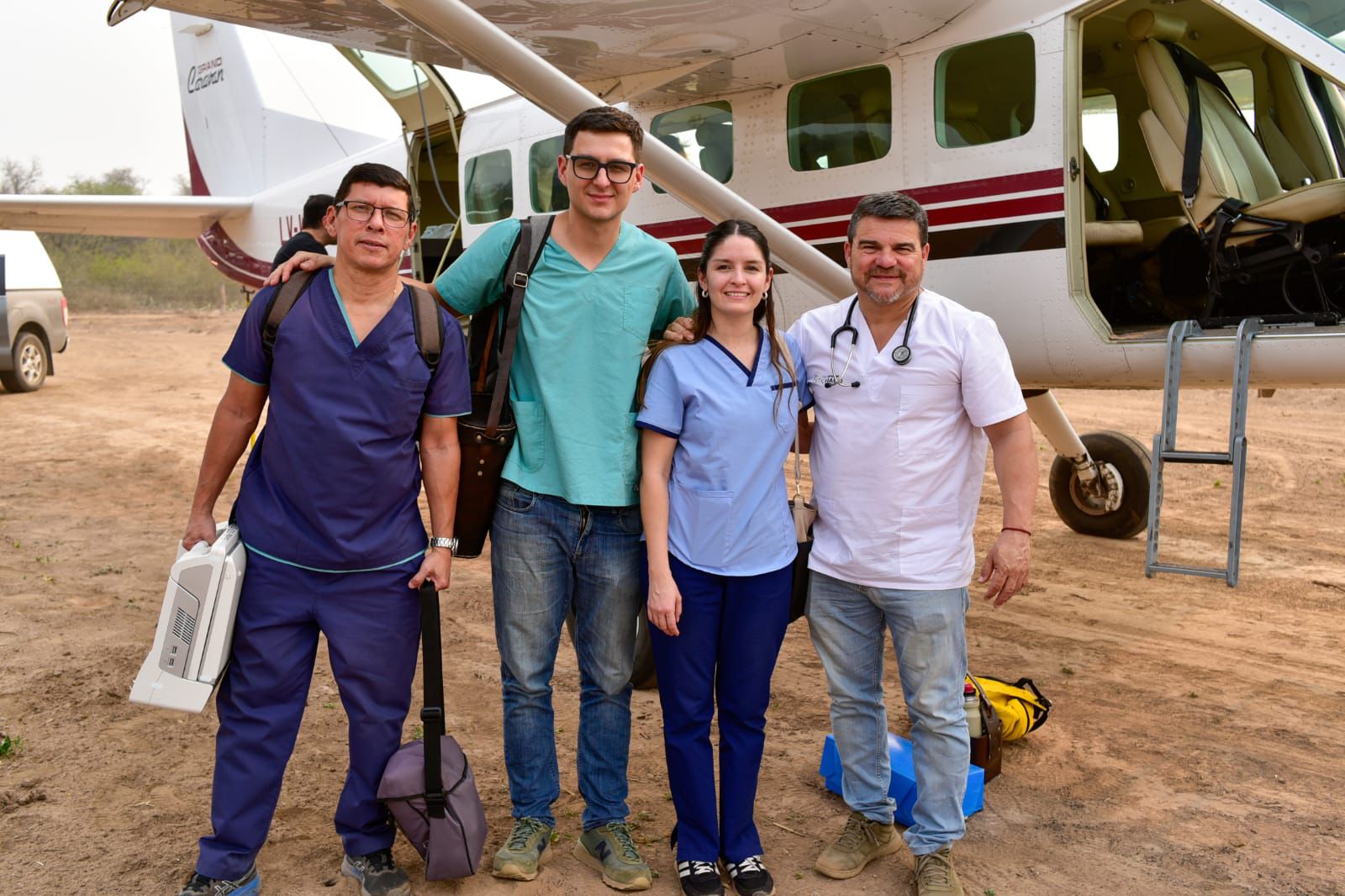 Exitoso operativo cardiológico en El Impenetrable: se brindaron controles y asistencias a más de 120 personas