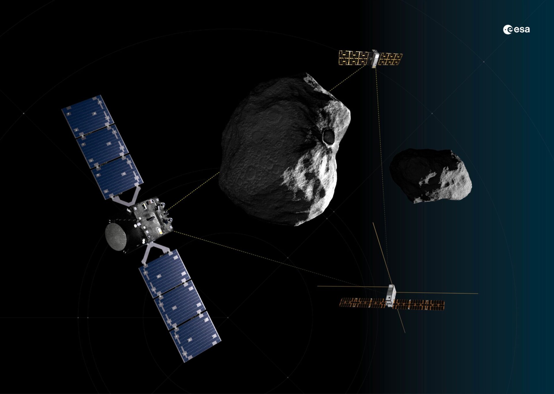 Lanzamiento de la sonda Hera para estudiar el asteroide doble Dídimo y Dimorfo