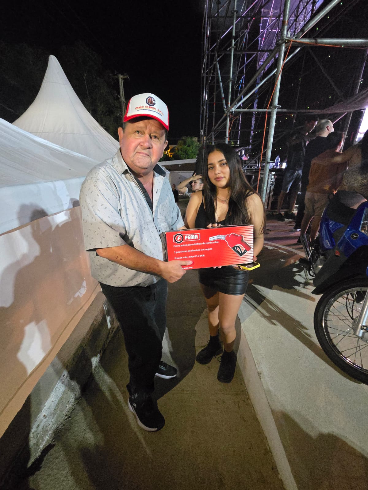 Sáenz Peña: Se sorteó la moto del Nuevo Banco del Chaco y los premios de Agro Chaco en la Fiesta Nacional del Algodón