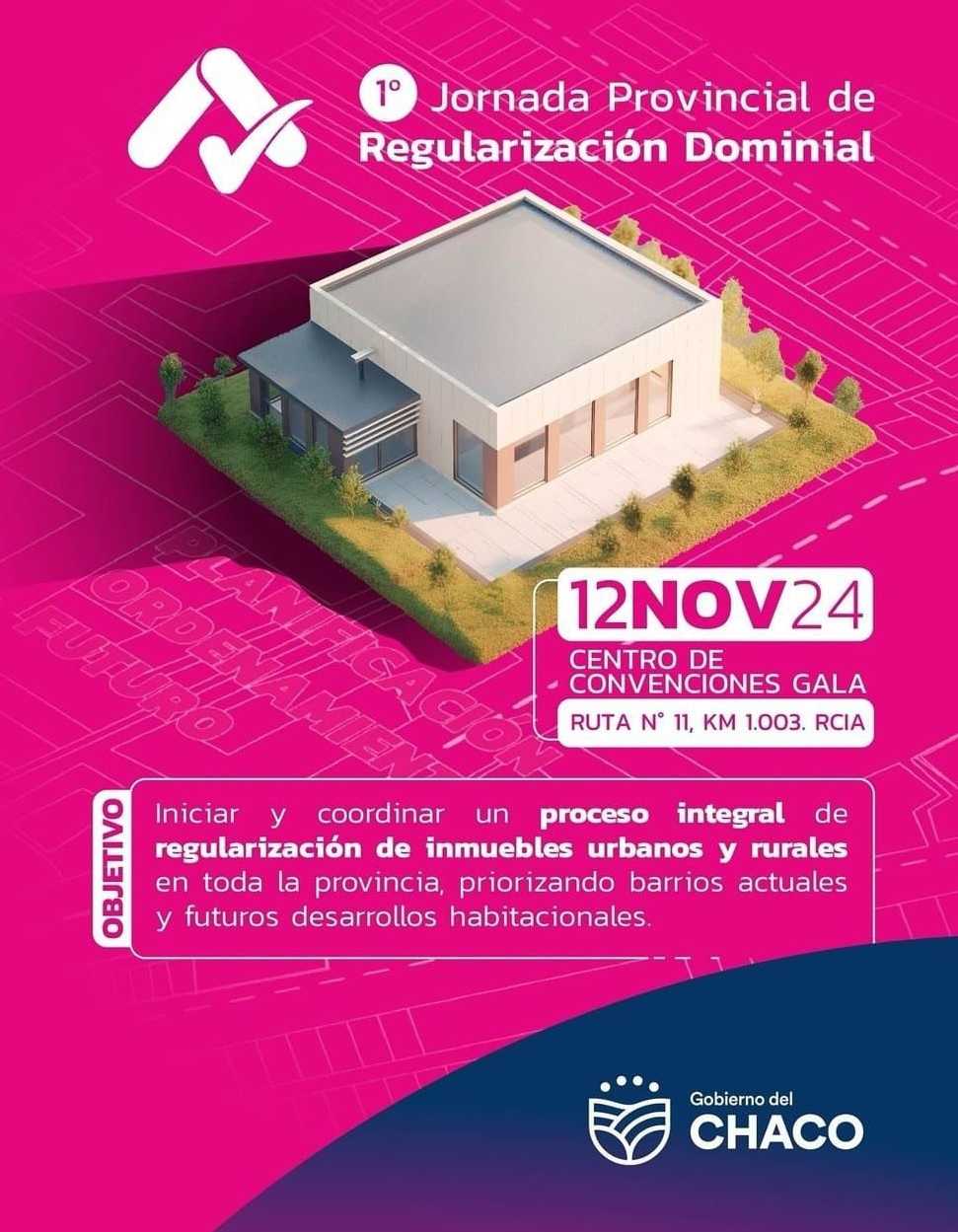 EL INSTITUTO DE VIVIENDA REALIZARÁ ESTE MARTES LA PRIMERA JORNADA PROVINCIAL DE REGULARIZACIÓN DOMINIAL