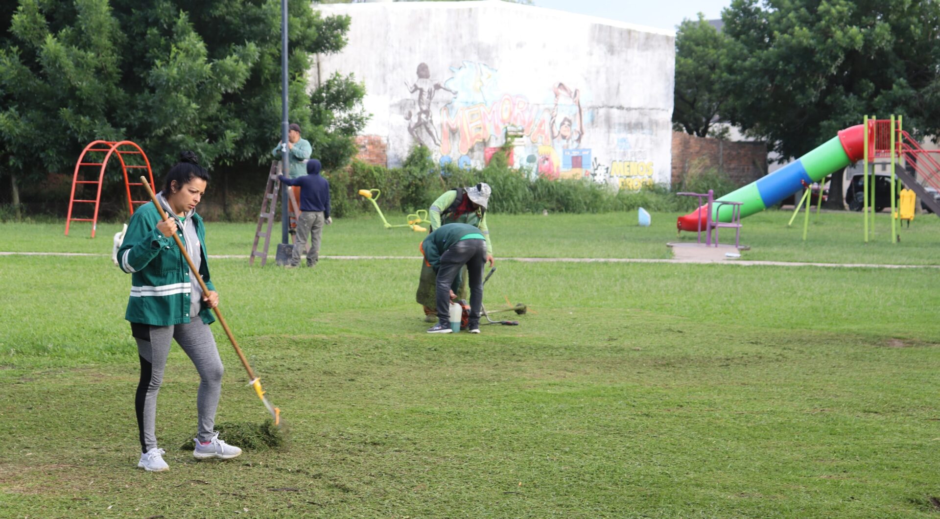 RESISTENCIA: EN GRAN OPERATIVO INTEGRAL, LA.MUNICIPALIDAD PONE EN CONDICIONES A TRES BARRIOS EN POCOS DÍAS