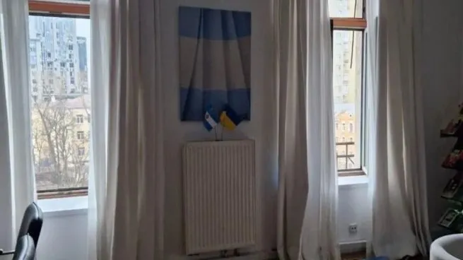 Embajada argentina en Kiev afectada por ataque ruso: sin heridos pero con daños materiales