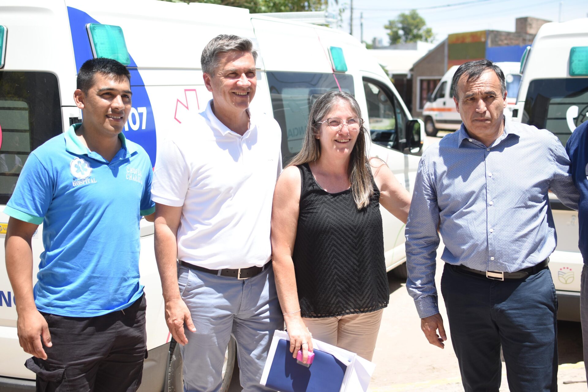 Villa Ángela: Zdero entregó ambulancias para reforzar el sistema de salud en seis localidades