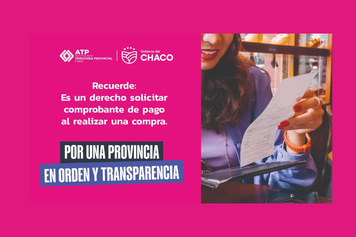 Chaco Impulsa Campaña para Concientizar sobre la Importancia de Pedir Factura o Ticket