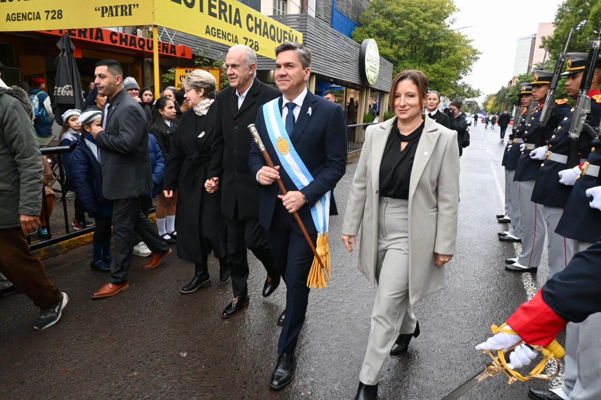 Homenaje a Belgrano Bajo la Llovizna