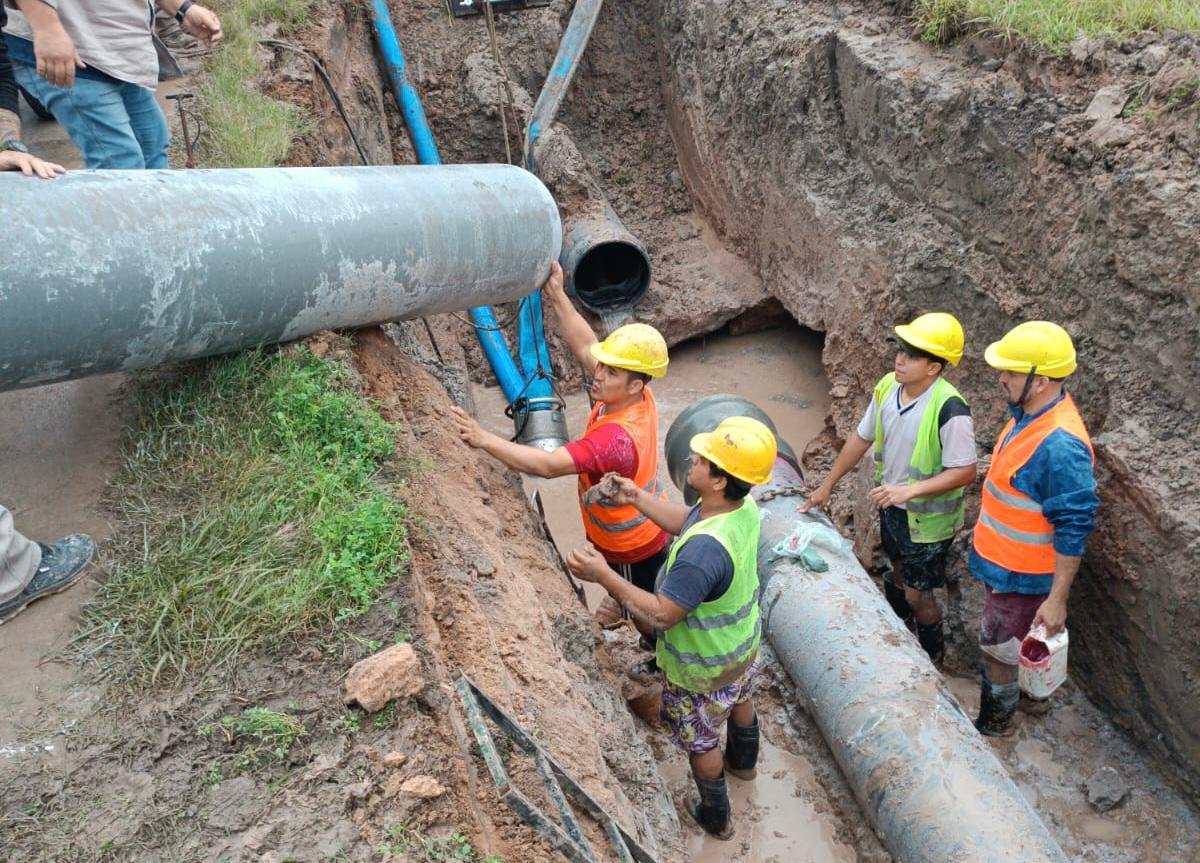 SAMEEP Culmina Reparación del Acueducto Norte: Servicio de Agua Potable se Normaliza en Barranqueras y Resistencia