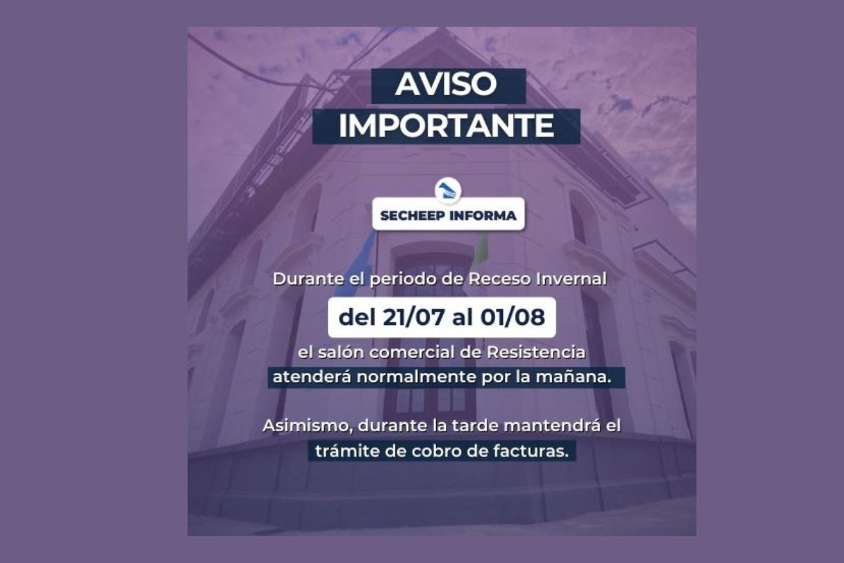 Secheep Anuncia Modalidad de Atención Durante Receso Invernal