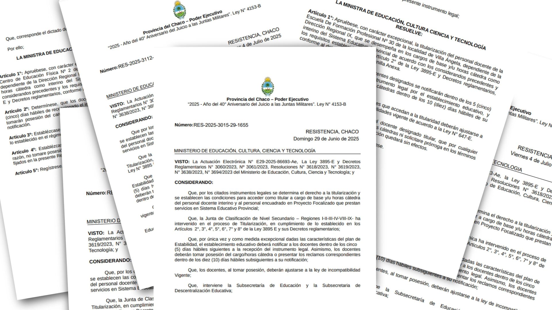 Estabilidad Laboral: Miles de Docentes Chaqueños Acceden a la Titularización y Regularización de Cargos