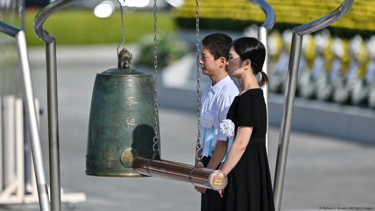 Hiroshima conmemora 80 años del bombardeo atómico y pide el fin de las armas nucleares