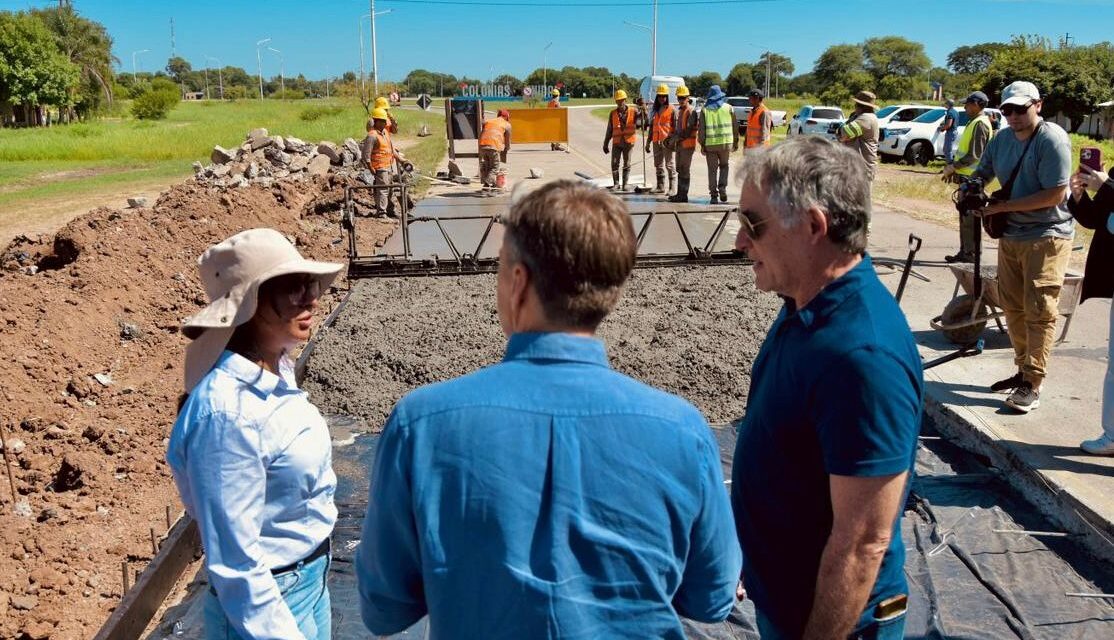 Zdero supervisó el avance de obras en la Ruta 9: los trabajos ya alcanzan el 76% y finalizarán en febrero