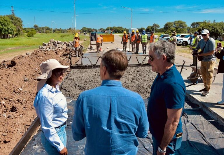 Zdero supervisó el avance de obras en la Ruta 9: los trabajos ya alcanzan el 76% y finalizarán en febrero