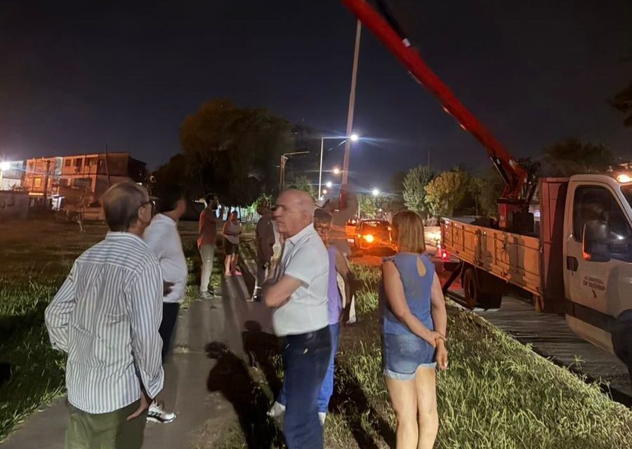 Secheep moderniza el Gran Resistencia: más de 100 operativos de alumbrado en el inicio del año