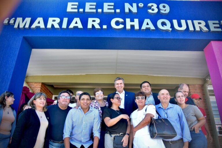 Leandro Zdero inauguró el edificio propio de la Escuela Especial N° 39: “Nuestra misión es generar puentes para la inclusión”