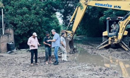 Respuesta inmediata en Miraflores: el Gobierno provincial despliega un operativo de drenaje tras las inundaciones