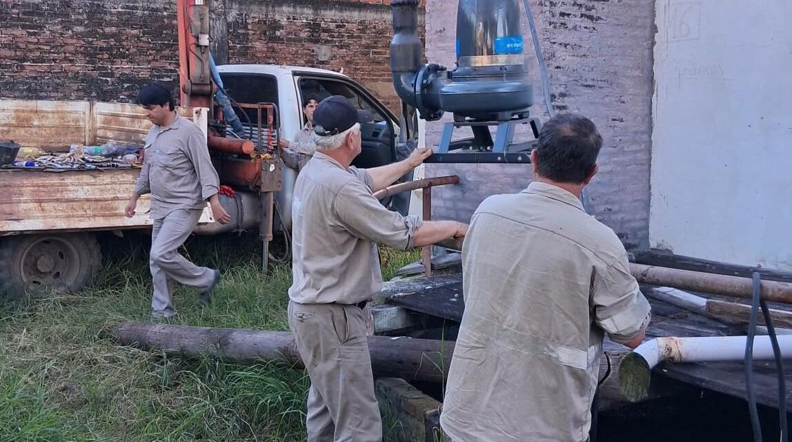 Fin a los desbordes en Quitilipi: Sameep reparó el colector principal y normalizó el sistema cloacal urbano