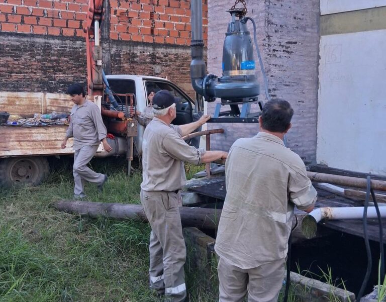 Fin a los desbordes en Quitilipi: Sameep reparó el colector principal y normalizó el sistema cloacal urbano