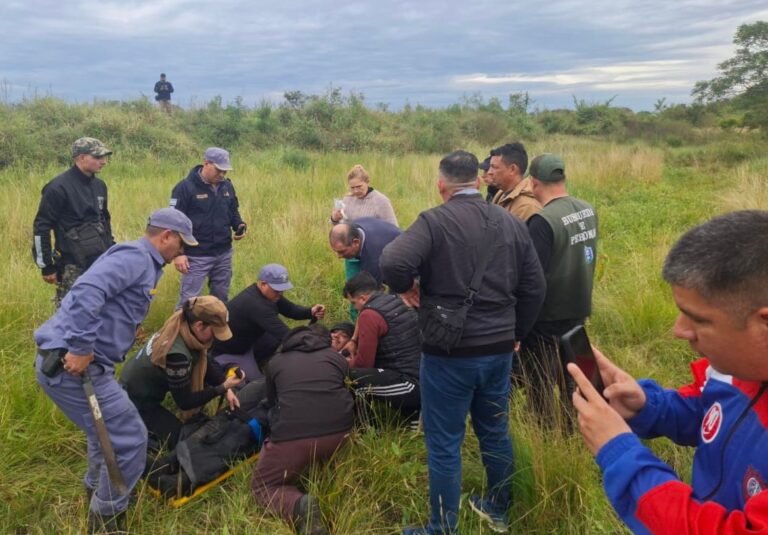 Hallaron con vida a Jonathan Blanco tras un intenso operativo de búsqueda en Puerto Tirol
