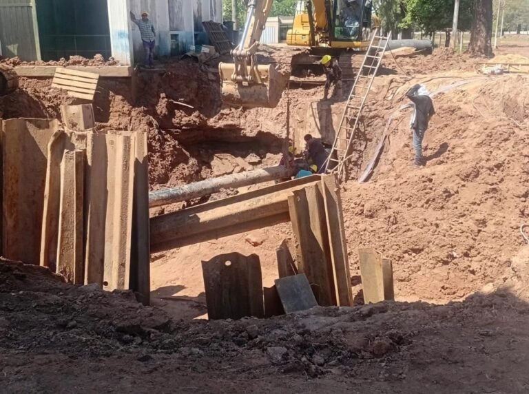 Sameep concluyó la reparación del acueducto que abastece a Villa Ángela y localidades del interior