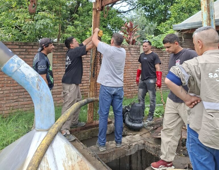 Sameep repara el Pozo Cloacal N.º 2 en Puerto Tirol y normaliza el sistema de saneamiento